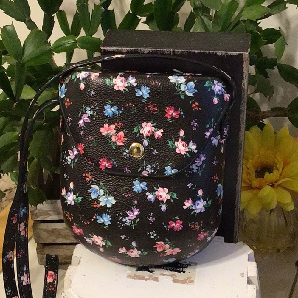 Vegan Est 2005 Multicolored Floral Mini Crossbody - Picture 2 of 7